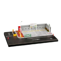 SCJ 1/64 Japanese Style Parking Lot Scene (Large Size) Miniature Scene
