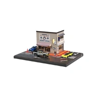 SCJ 1/64 Diorama Corner Inn Scene (Large) Miniature Scene
