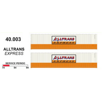 SDS Models HO ALLTRANS Express A 40ft Container Twin Pack