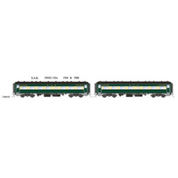 SDS Models HO SAR 1940/50s 704 & 708 Class Steel Cars Passenger Car Twin Pack