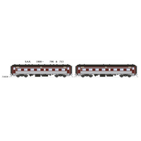SDS Models HO SAR 1968 - 706 & 713 Class Steel Cars Passenger Car Twin Pack