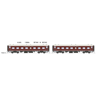 SDS Models HO ANR 1980s BF344 & BF346 Class Steel Cars Passenger Car Twin Pack