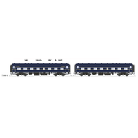 SDS Models HO VR 1980s BK1 & BK2 Class Steel Cars Passenger Car Twin Pack
