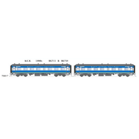 SDS Models HO WCR 1990s BK711 & BK714 Class Steel Cars Passenger Car Twin Pack