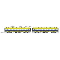 SDS Models HO Explorer 1990s BK1 & BK2 Class Steel Cars Passenger Car Twin Pack