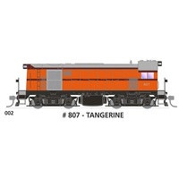 SDS HO SAR 800 Class Locomotive 807 Tangerine DC