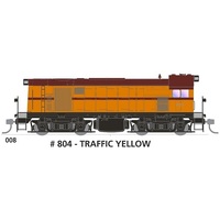 SDS HO SAR 800 Class Locomotive 804 Traffic Yellow DC