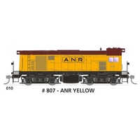 SDS HO SAR 800 Class Locomotive 807 ANR Yellow DC