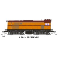 SDS HO SAR 800 Class Locomotive 801 Preserved DC