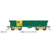 SDS HO Austrains NEO SAR Concentrate Wagon AN 5 Car Pack A - Green/Yellow