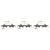 SDS HO BMT Dairy Farmers Milk Tank Car 1960 White Pack A (3PK)