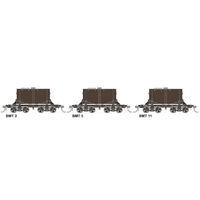 SDS HO BMT Milk Tank Car 1960 Weathered Pack A (3PK)