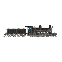 SDS HO VR D3 Locomotive  with Flare Top Tender DCC Sound 638