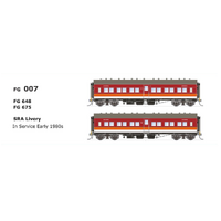 SDS Models HO NSWGR FG Independent Car SRA Livery (FG648 & FG675) Twin Pack