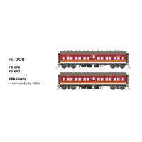 SDS Models HO NSWGR FG Independent Car SRA Livery (FG670 & FG662) Twin Pack
