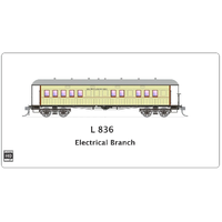 SDS Model HO NSWGR End Platform Car L836 Electrical Branch Single Carriage