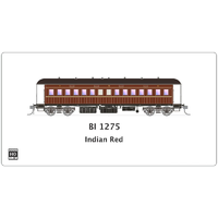SDS Model HO NSWGR End Platform Car BI 1275 Indian Red Single Carriage