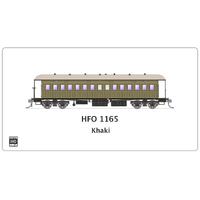 SDS Model HO NSWGR End Platform Car HFO 1165 Khaki Single Carriage