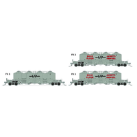 SDS HO FX Bulk Flower Wagon VR 60s Pack A (3PK)