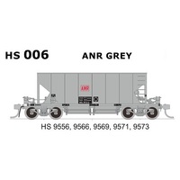 SDS HO SAR HS Stone Hopper Wagon ANR 5 Car Pack - Grey