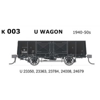 SDS HO NSWGR 1940-50s U Wagons, 5 Car Pack (23350, 23363, 23784, 24008, 24679)