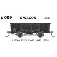 SDS HO NSWGR 1960s K Wagons, 5 Car Pack (23368, 23373, 23946, 25373, 25529)