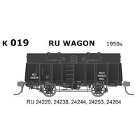 SDS HO NSWGR 1950s RU Wagons, 5 Car Pack (24229, 24238, 24244, 24253, 24264)