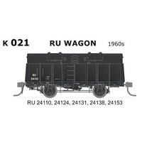 SDS HO NSWGR 1960s RU Wagons, 5 Car Pack (24110, 24124, 24131, 24138, 24153)