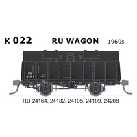 SDS HO NSWGR 1960s RU Wagons, 5 Car Pack (24164, 24182, 24195, 24199, 24208)