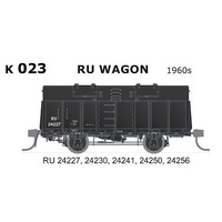 SDS HO NSWGR 1960s RU Wagons, 5 Car Pack (24227, 24230, 24241, 24250, 24256)
