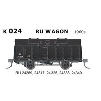 SDS HO NSWGR 1960s RU Wagons, 5 Car Pack (24269, 24317, 24325, 24338, 24349)