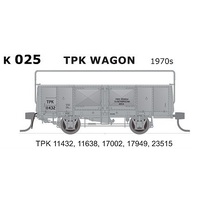 SDS HO NSWGR 1970s TPK Wagons, 5 Car Pack (11432, 11638, 17002, 17949, 23515)