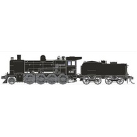 SDS Models HO VR K Class 160 Spoked Wheels Welded Tender DC Locomotive
