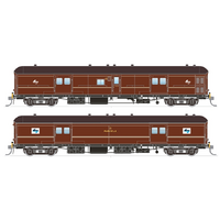 SDS HO MHO 2631 & KB 2510 Brake Van Indian Red Indian Red