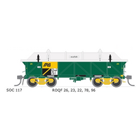 SDS HO Austrains NEO SAR Concentrate Wagon NR 5 Car Pack H - Green/Yellow
