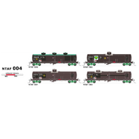 SDS Models HO NTAF Rail Tank Wagon 1983-1995 BP 4 Car Set