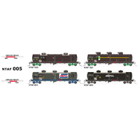 SDS Models HO NTAF Rail Tank Wagon 1983-1995 BP 1990-1995 AMPOL 4 Car Set