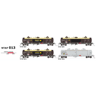 SDS Models HO NTAF Rail Tank Wagon 2004-2010 Freight Australia 4 Car Set