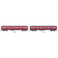 SDS HO Victorian Railways PL Passenger Carriage Twin Pack 31 APL & 71 BPL (1957)