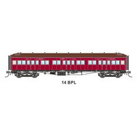 SDS HO Victorian Railways PL Passenger Carriage Single 14 BPL (1971)