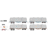 SDS HO NSWPTC NPRY/NPRF SRA Pneumatic Discharge Cement Wagons 4 Pack