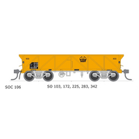 SDS HO Austrains NEO SAR Concentrate Wagon SO 5 Car Pack C - Yellow