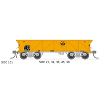 SDS HO Austrains NEO SAR Concentrate Wagon SOC 5 Car Pack A - Yellow