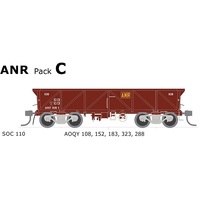 SDS HO SAR Concentrate Wagon ANR 5 Car Pack C - Red