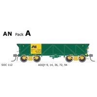 SDS HO SAR Concentrate Wagon AN 5 Car Pack A - Green