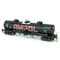 SDS HO 1970s Tulloch Rail Tank Car Ampol #9 (IND)