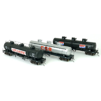 SDS HO 1950s Tulloch Rail Tank Car Pack A (3PK)