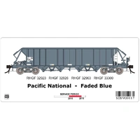 SDS Models HO VO 017 RHGF Pacific National Faded Blue Rolling Stock Wagon