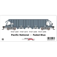 SDS Models HO VO 018 RHGF Pacific National Faded Blue Rolling Stock Wagon