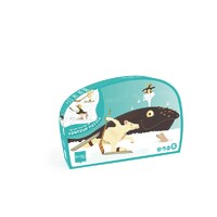 Scratch Europe - Puzzle 60pcs - Contour Puzzle - Whale